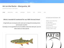 Tablet Screenshot of marquetteartontherocks.com
